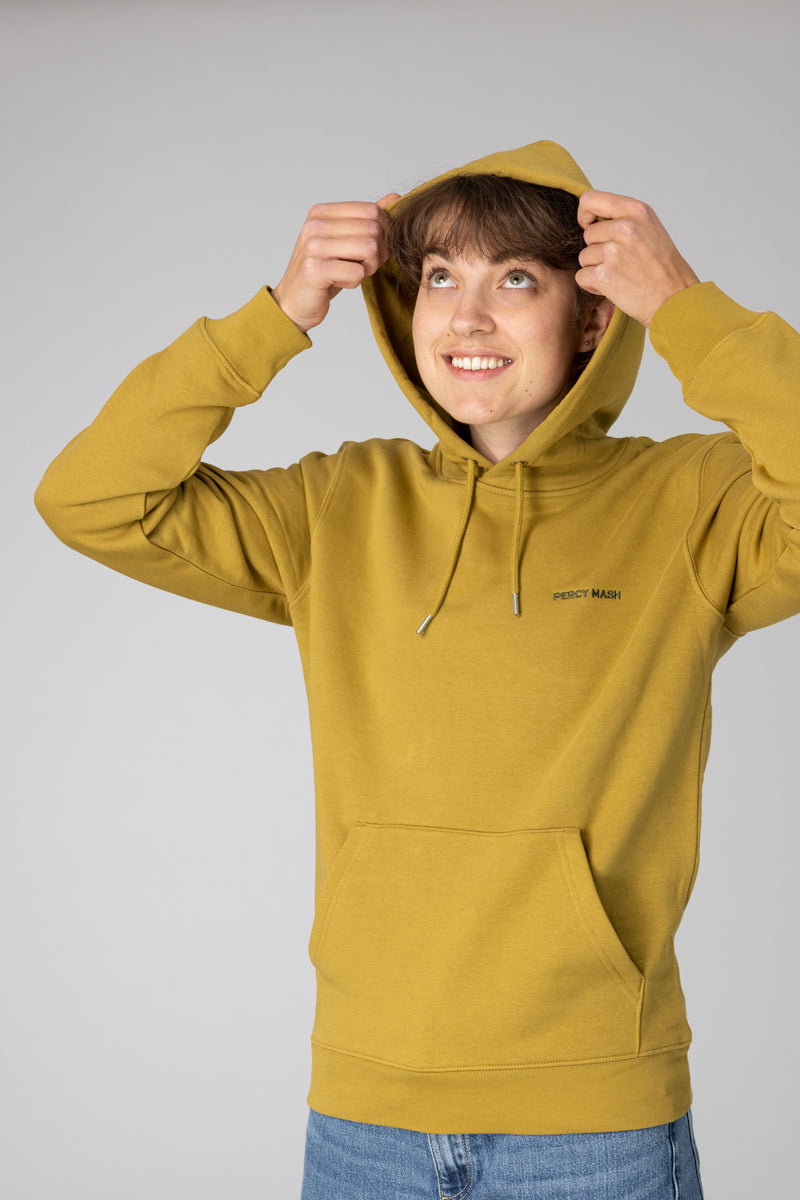 PERCY MASH Hoodie - ochre - unisex